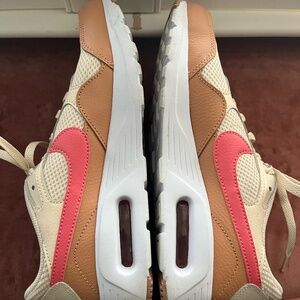 Nike Air Max SC Pearl White Light Cognac White Pink Salt  Size 9.5